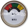 Индикатор давления (манометр) M8x1 для ОП (диаметр корпуса 25 мм) в комплекте с сеткой-фильтром